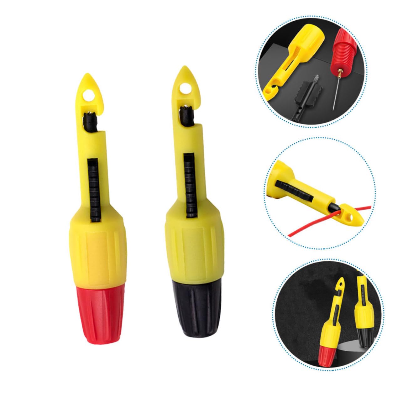 SHINEOFI 3 Ensembles Outils De Test De Sondes De Test Multimètre Avec Aiguilles Détectables Pour Réparation Automobile Diagnostic Électrique 4 Pièces * 3