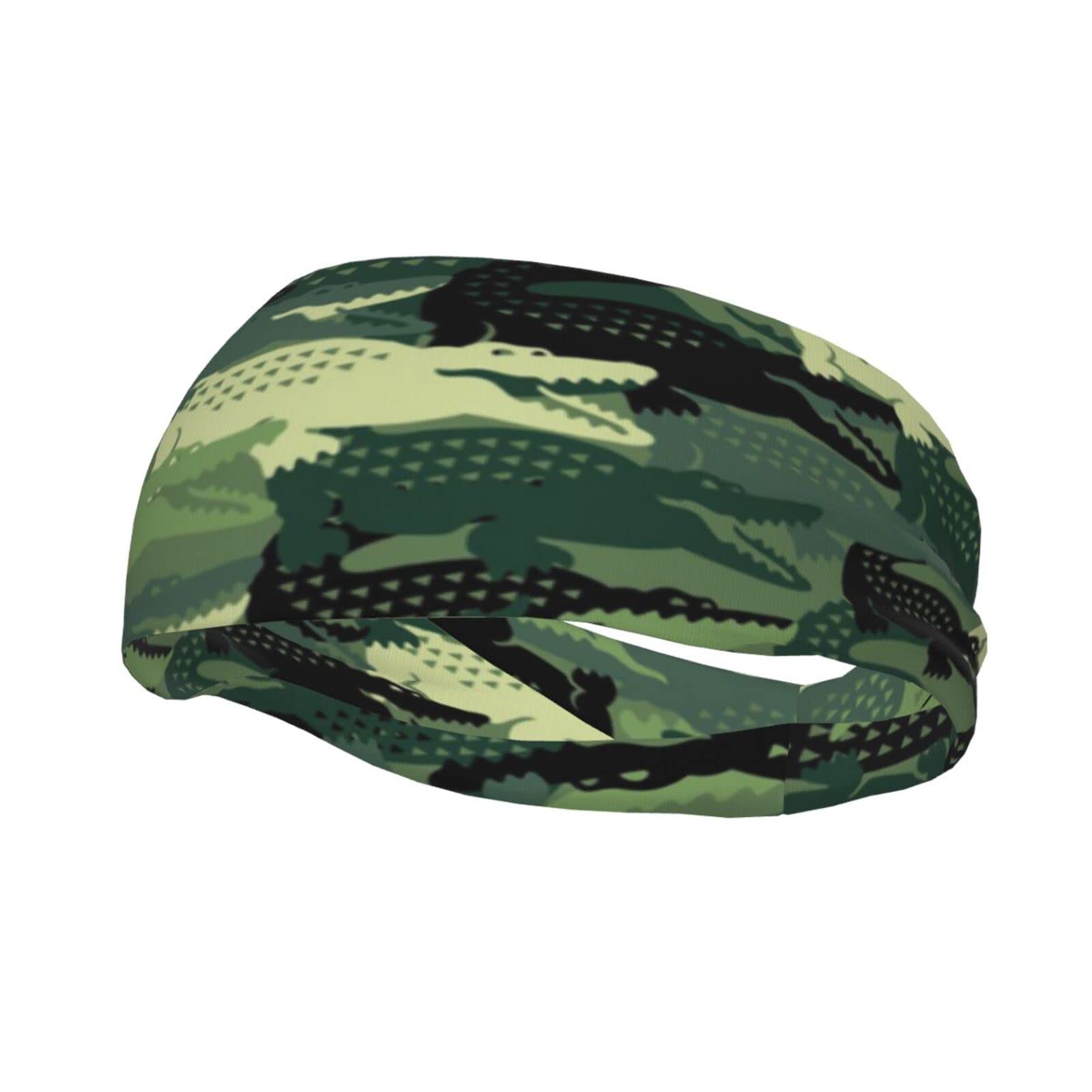Amazon.co.jp: ヘアバンド 迷彩柄 カモフラージュ 鰐 汗止め バンド