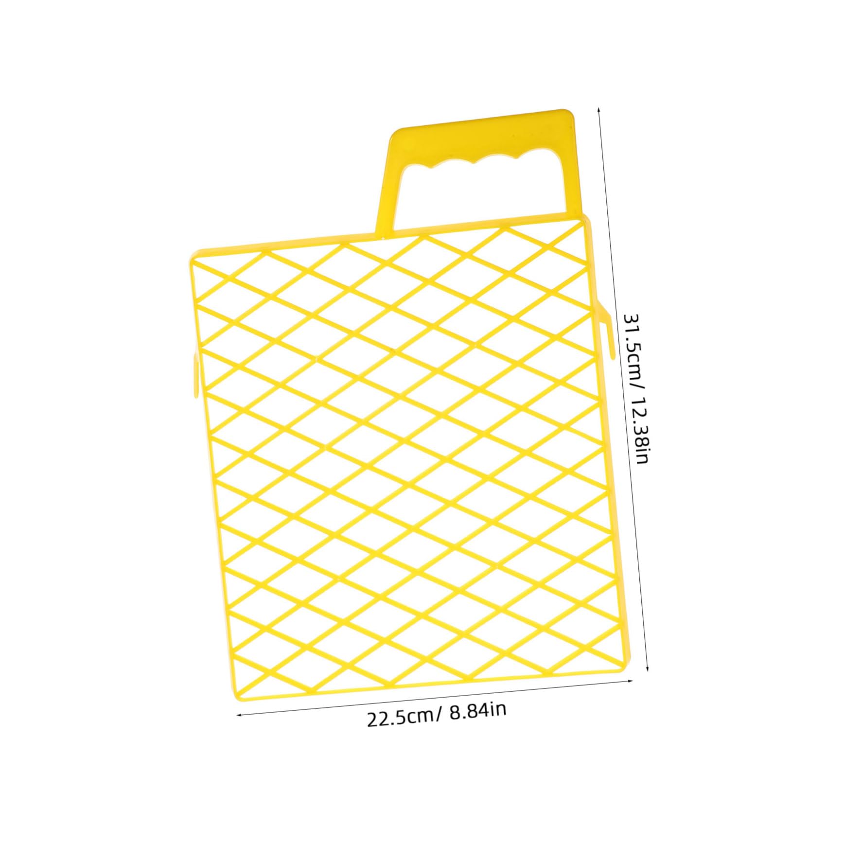 HOMSFOU Filtro Vernice in Plastica Abs con Struttura a Rete Gialla, Facile da Pulire, Design Multifunzionale per Progetti di Pittura Efficaci e Pratici