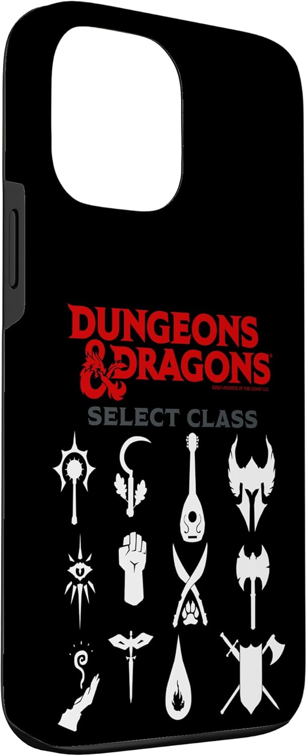Dungeons & Dragons Select A Class Iconic Lineup Case for iPhone 13 Pro Max