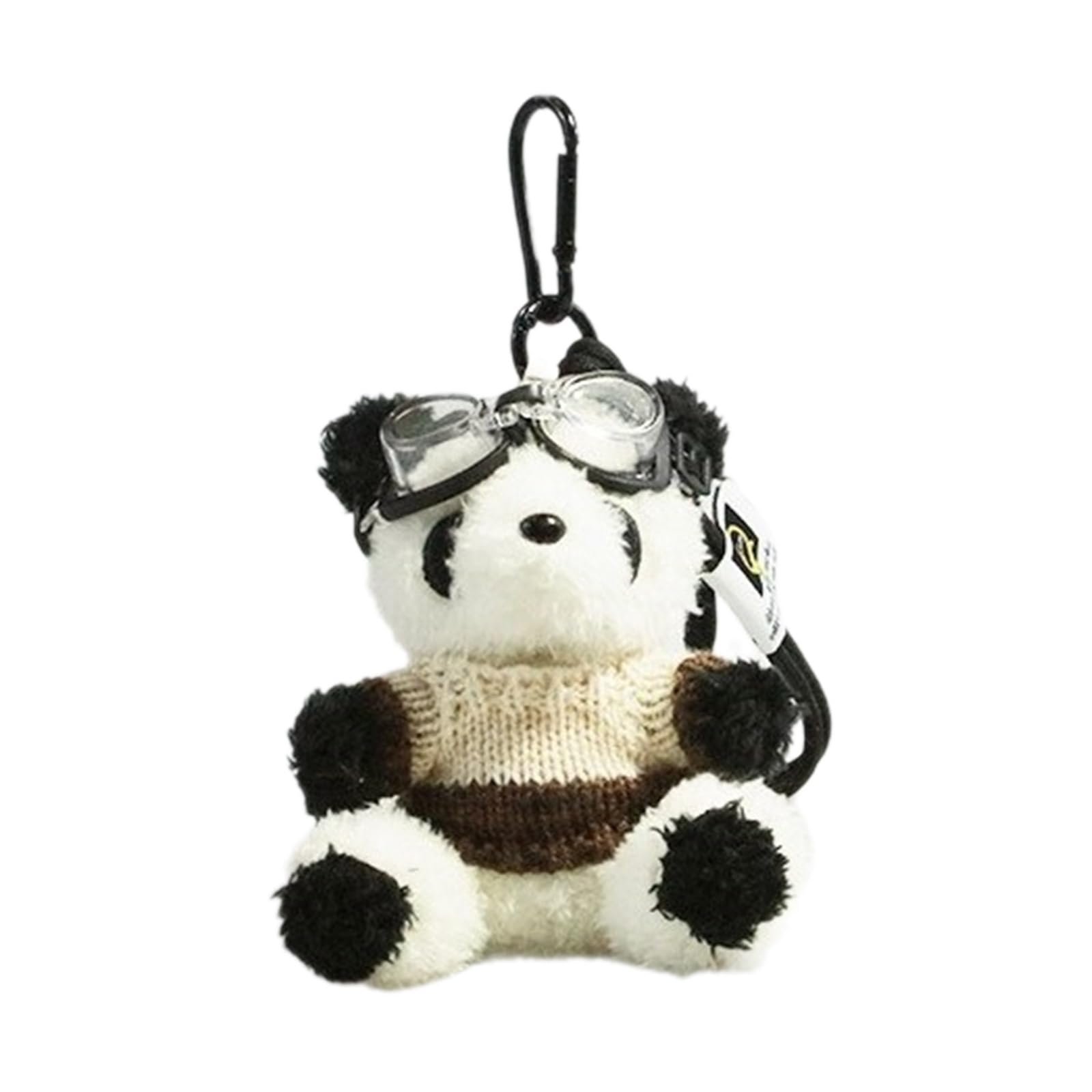 Baodss Adorable Bear Keychain Flying Bear Pendant for Bags and Keys Panda Keyring Animal Decor