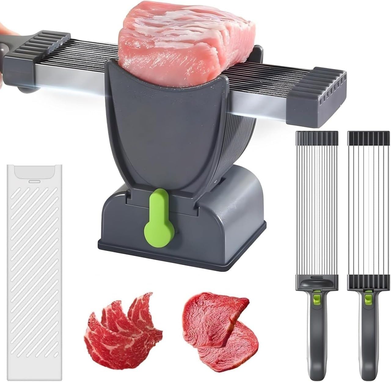 TUPERMAR Kitchen Gadgets Meat Cleaver - Manual Meat Slicers for Home Use,Dishwasher Safe,Hand Meat Slicer for Fresh Potato - Home Meat Slicer,Kitchen Essentials-image-14