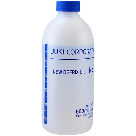 Juki Defrix Oil Number 1 Sewing Machine and Serger Oil 600ml