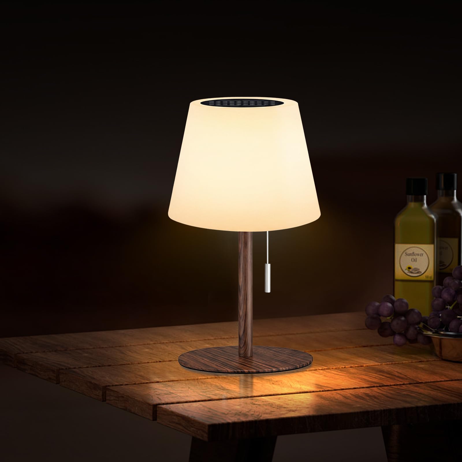 Lampe de table solaire Gewiny RVB étanche pour terrasse et extérieur - 8