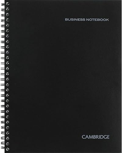 Miniatura 3 de Cambridge Cuaderno limitado, paquete de 6 cuadernos negros, con rayas legales, cuaderno profesional de negocios, 80 hojas, diario de oficina en
