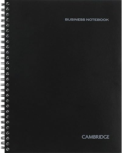 Miniatura 3 de Cambridge Cuaderno limitado, paquete de 6 cuadernos negros, con rayas legales, cuaderno profesional de negocios, 80 hojas, diario de oficina en