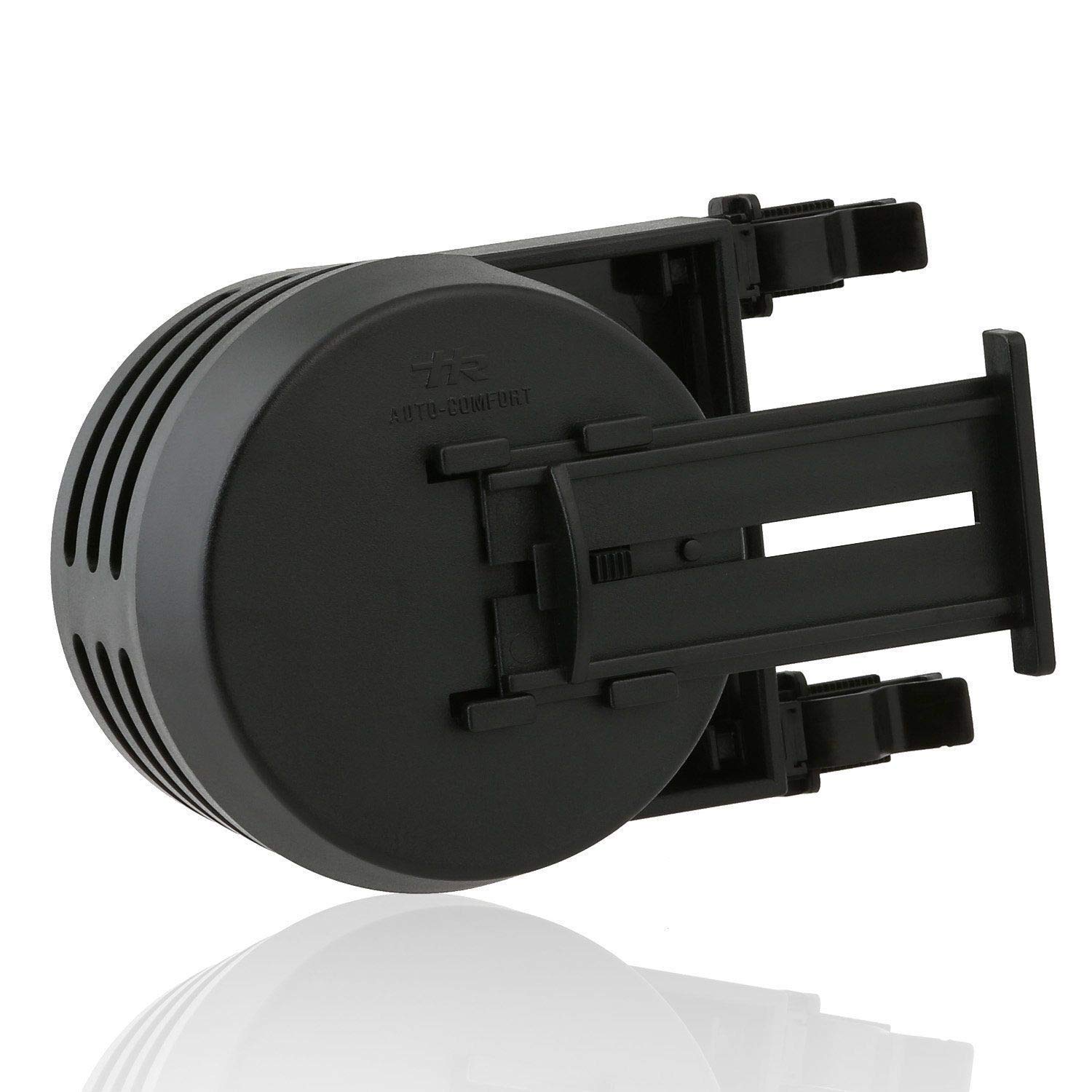 Wicked Chili 2X Car Beverage Holder Made in Germany - Porte-canettes | Porte-Tasses pour la Ventilation (canettes 0,25/0,33/0,5 L, Tasses à café, Tasses Thermo, diamètre : 53-70 mm) Noir