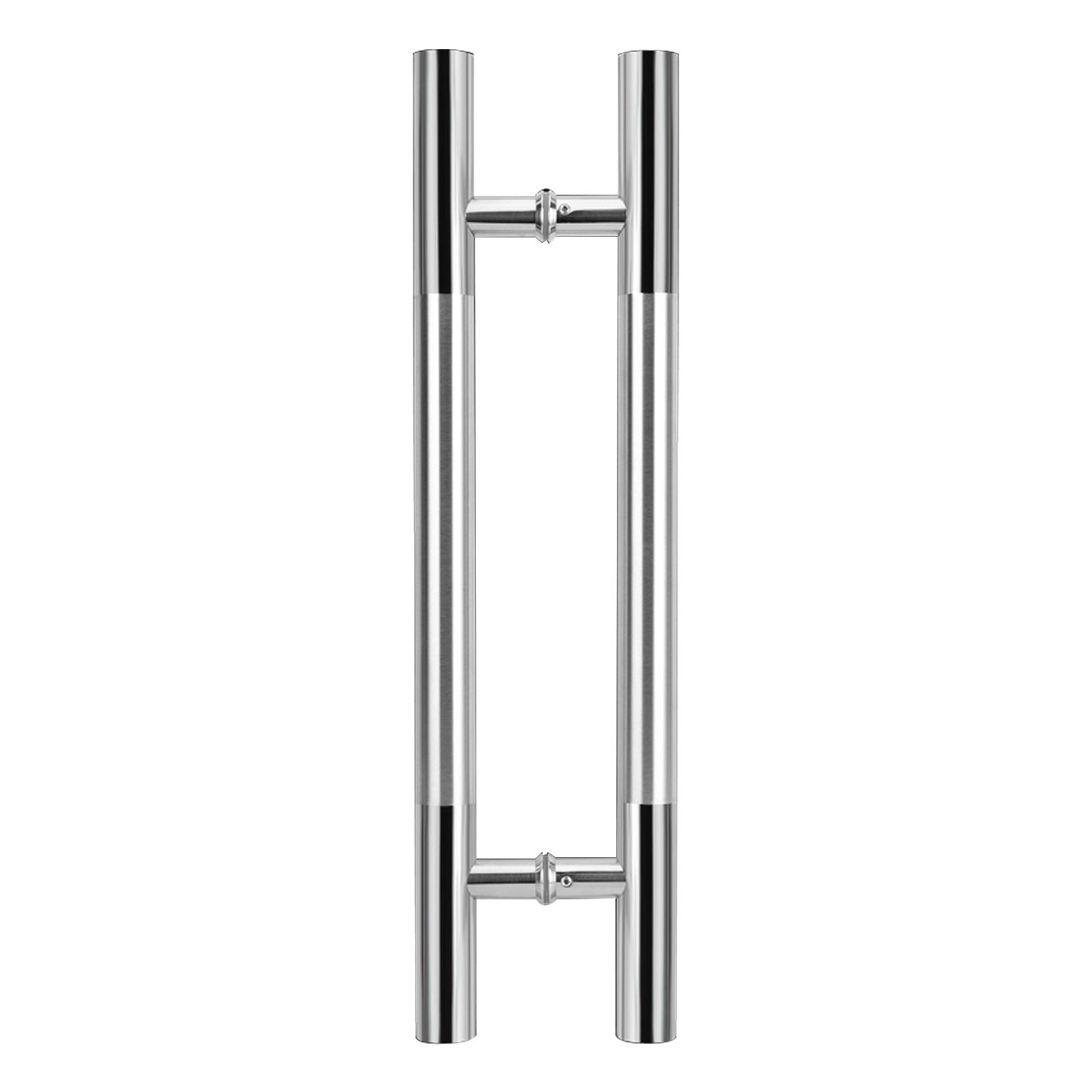 Poignée de porte en verre acier inoxydable design haut de gamme