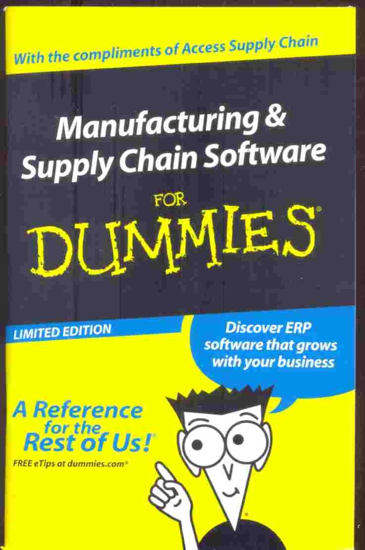 Buy Manufacturing and Supply Chain Management For Dummies, Limited