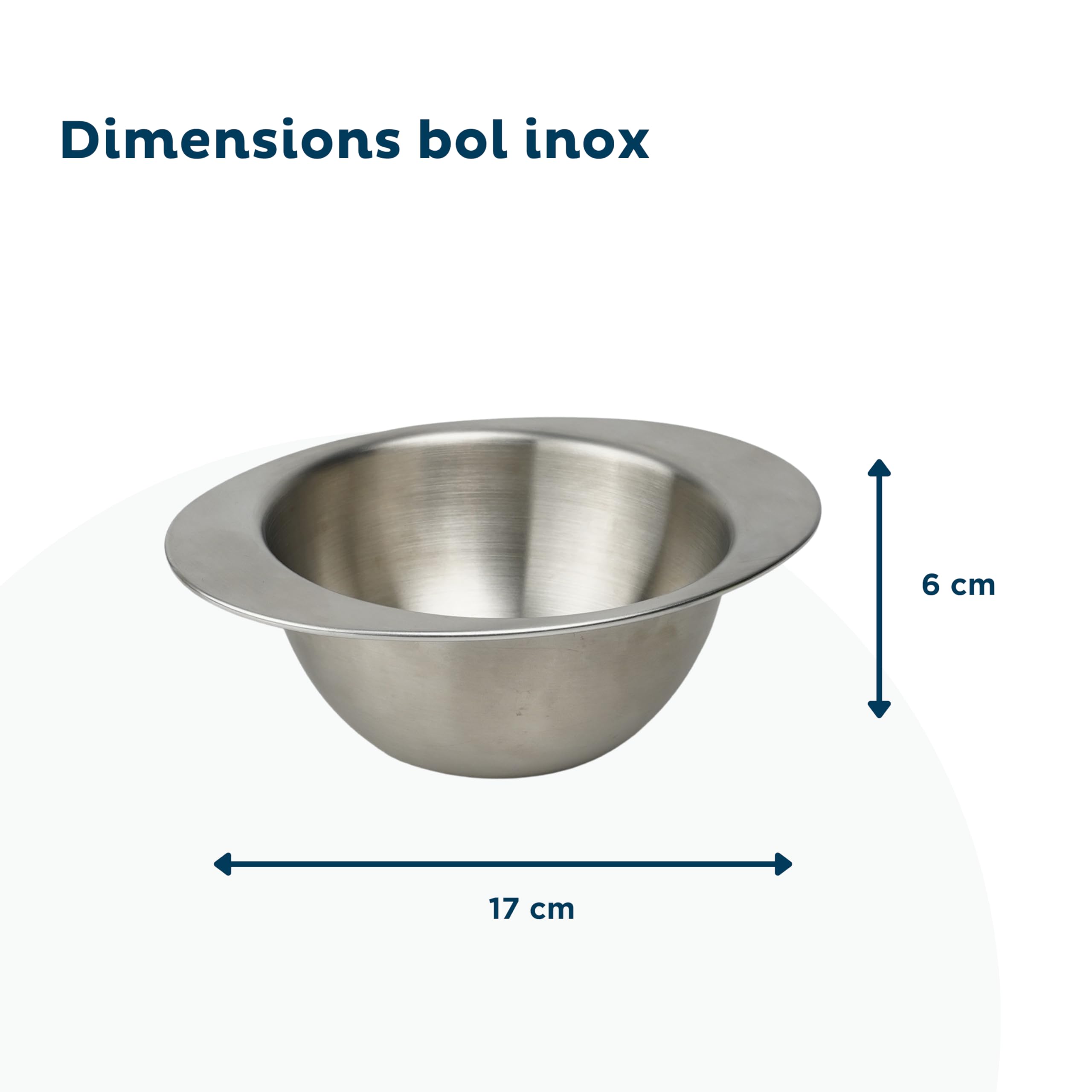 Thermobaby - Cuenco de acero inoxidable para niños, ligero, ergonómico, ideal para la autonomía, fácil de limpiar, resistente y duradero, 100% acero inoxidable, práctico para comidas de bebé, apto
