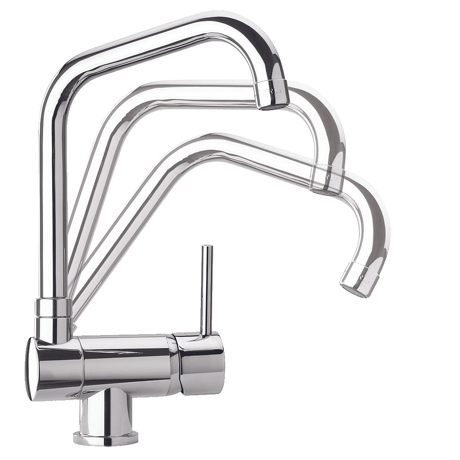 PAINI Mitigeur cuisine Cox rabattable Bec haut chrome