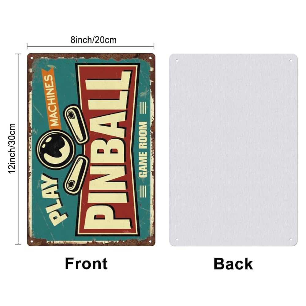 Amazon | SUPERDANT ピンボールゲーム ブリキ看板 アメリカン