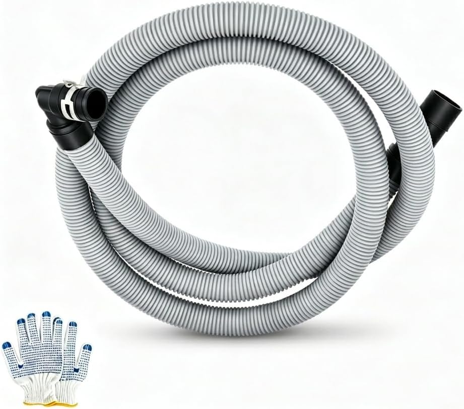 DD97-00403E(A) Dishwasher Drain Hose, Compatible with Samsung Dishwashers, Replaces DD97-00403A, AP6981640, PS12749174, EAP12749174, Fits DW80K5050U, DW80R9950U, DW80J3020U, DW80R5061U