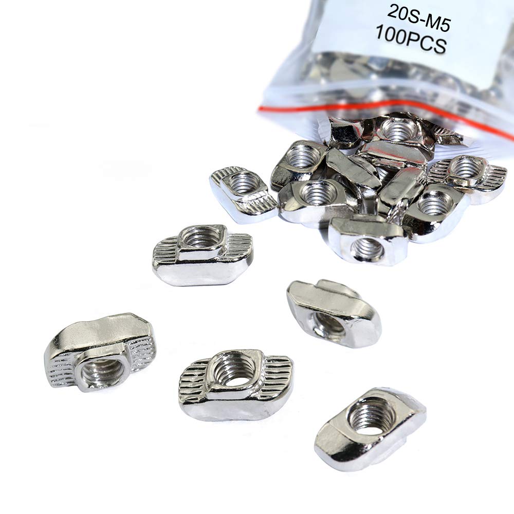 Buy KOOTANS 100Pack 2020 Series M5 Thread T Hammer Nuts, Fastener Nut