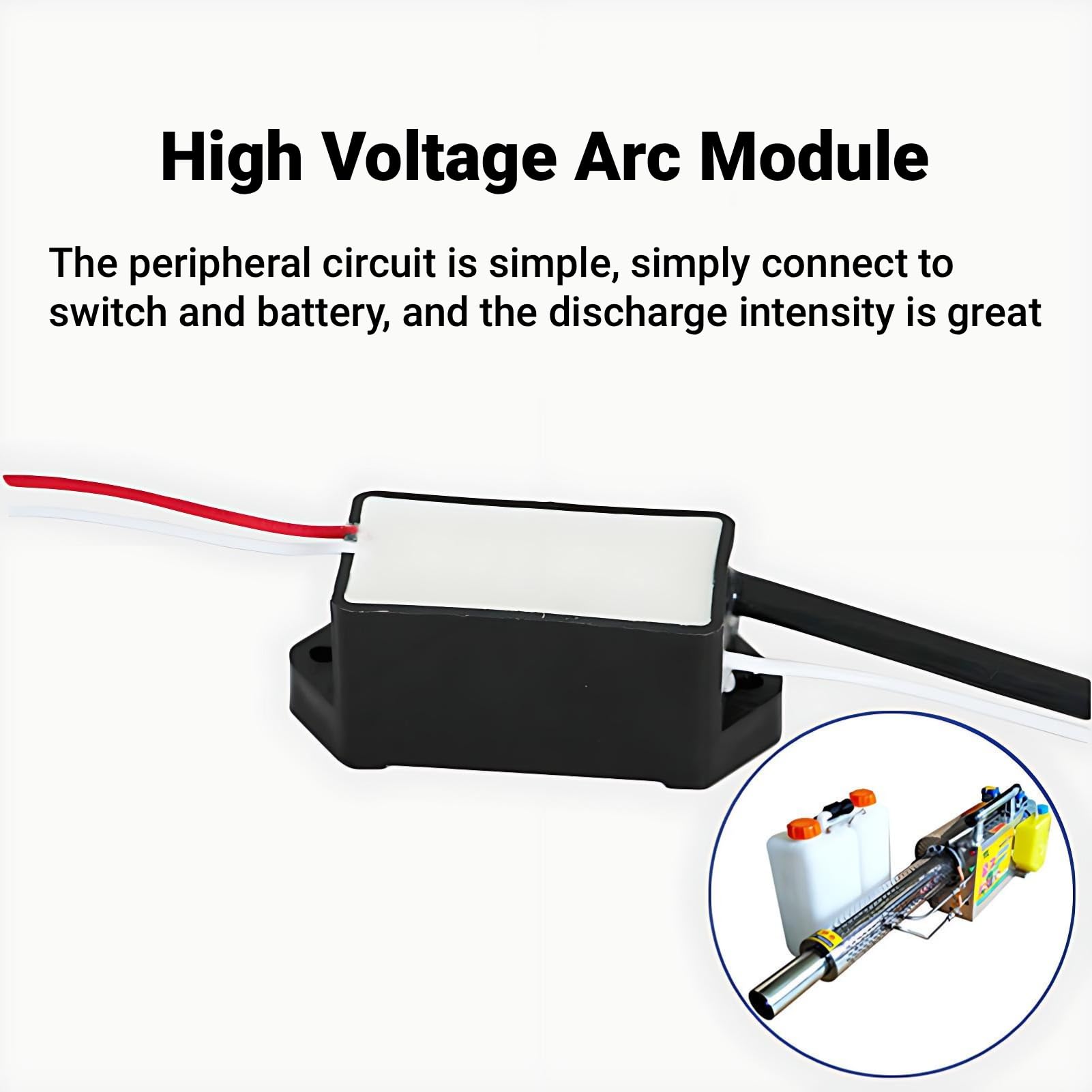 DC 3,6 V 4,8 V 6 V 12 V DC Hochspannungsgenerator Hochspannungs-Lichtbogenmodul Spannungsgenerator-Transformator 3 KV 11 KV Boost Step Up Inverter Arc Pulse Generator