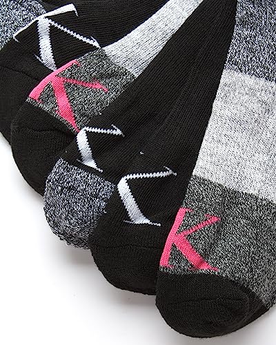Image of Calvin Klein Womens No Show Socks - 12 Pack Breathable Lightweight Athletic Low Cut Running Socks for Women