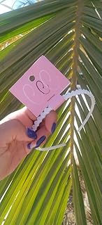 شريط راس انيق ابيض من فلوري