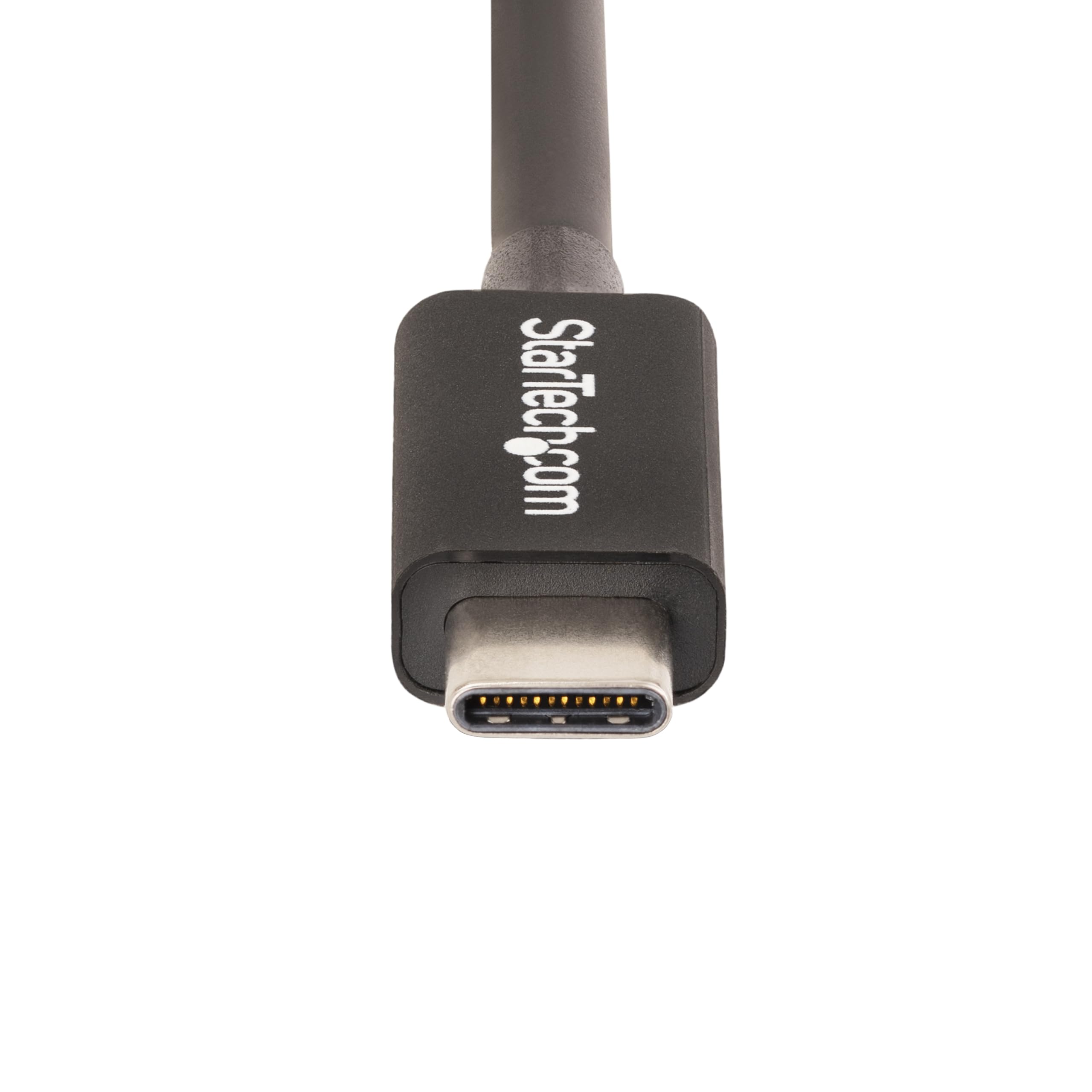 StarTech.com Kabel Thunderbolt 4, 50 cm, 40 Gb/s, 100 W Power Delivery Video 4K/8K, przewód Thunderbolt z certyfikatem Intel, kompatybilny z USB 4/TB3/USB 3.2/USB-C/DisplayPort (TBLT4MM50CM)