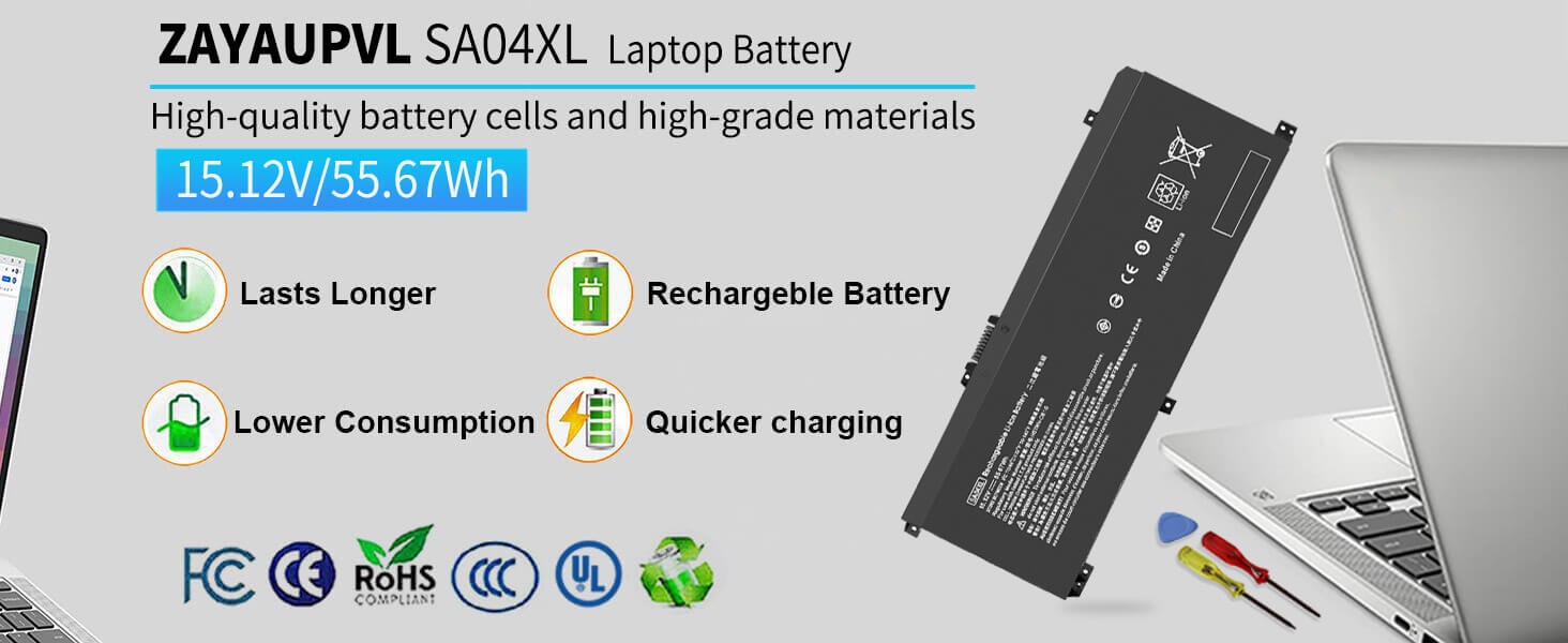 Amazon.com: SA04XL Battery for HP Envy X360 15m-ds0011dx 15m