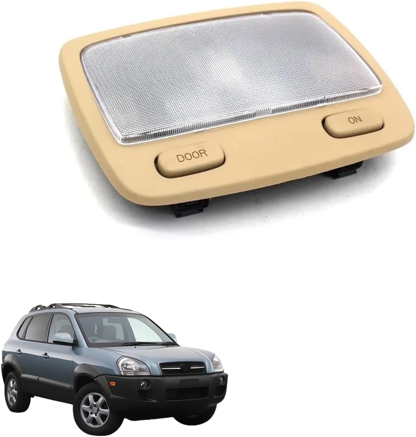 carkus Automotive Overhead Consoles Compatible with Hyundai Tucson 2005-2009 OEM 928002E000XU, Console Dome Car Accessories