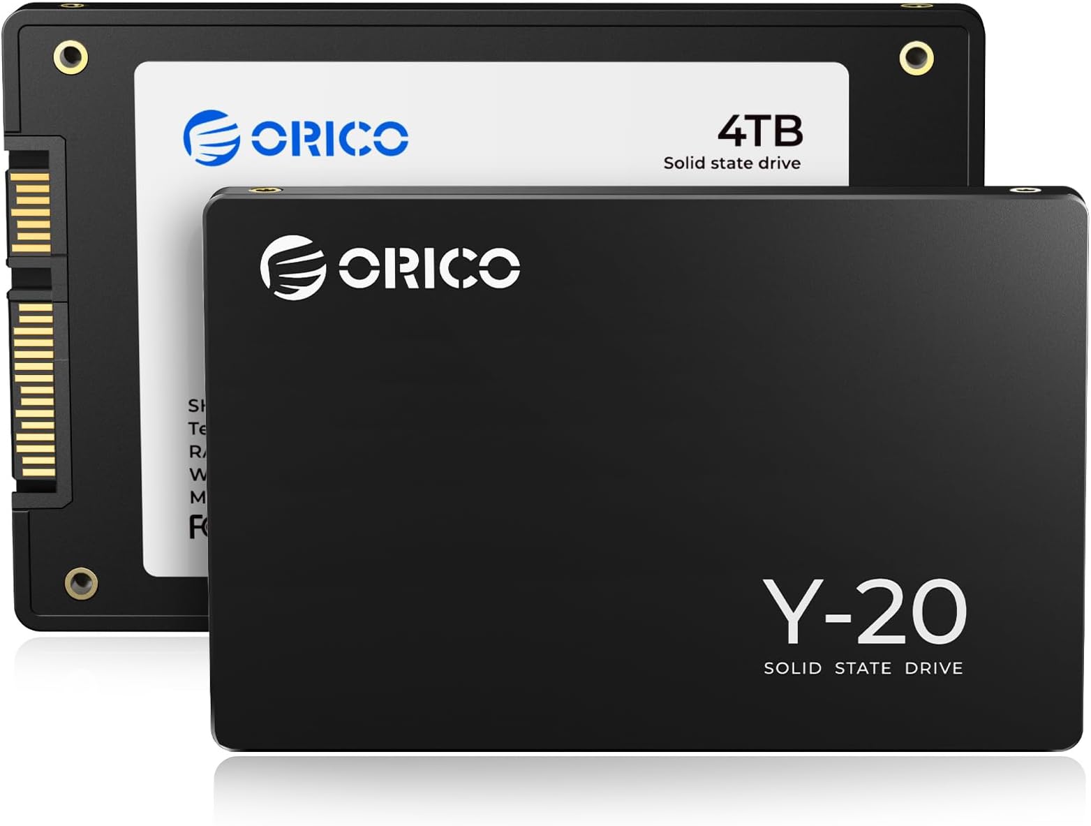 ORICO SATA SSD 2.5 Inch Internal Solid State Drive, Read Speed up to 500MB/s, SATA III 6Gbps for Desktop Laptop NAS DIY External Drive - Y20 (4 TB)
