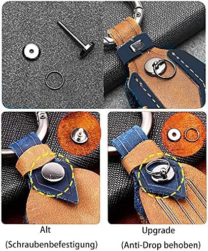 Miniatura 6 de HIBEYO Funda de cuero para llavero de automóvil para motocicleta BMW R1250GS R1200GSLC R1200RSLC R1600GSLC F850GS K1600GT K1600GTL K1600 Accesorios