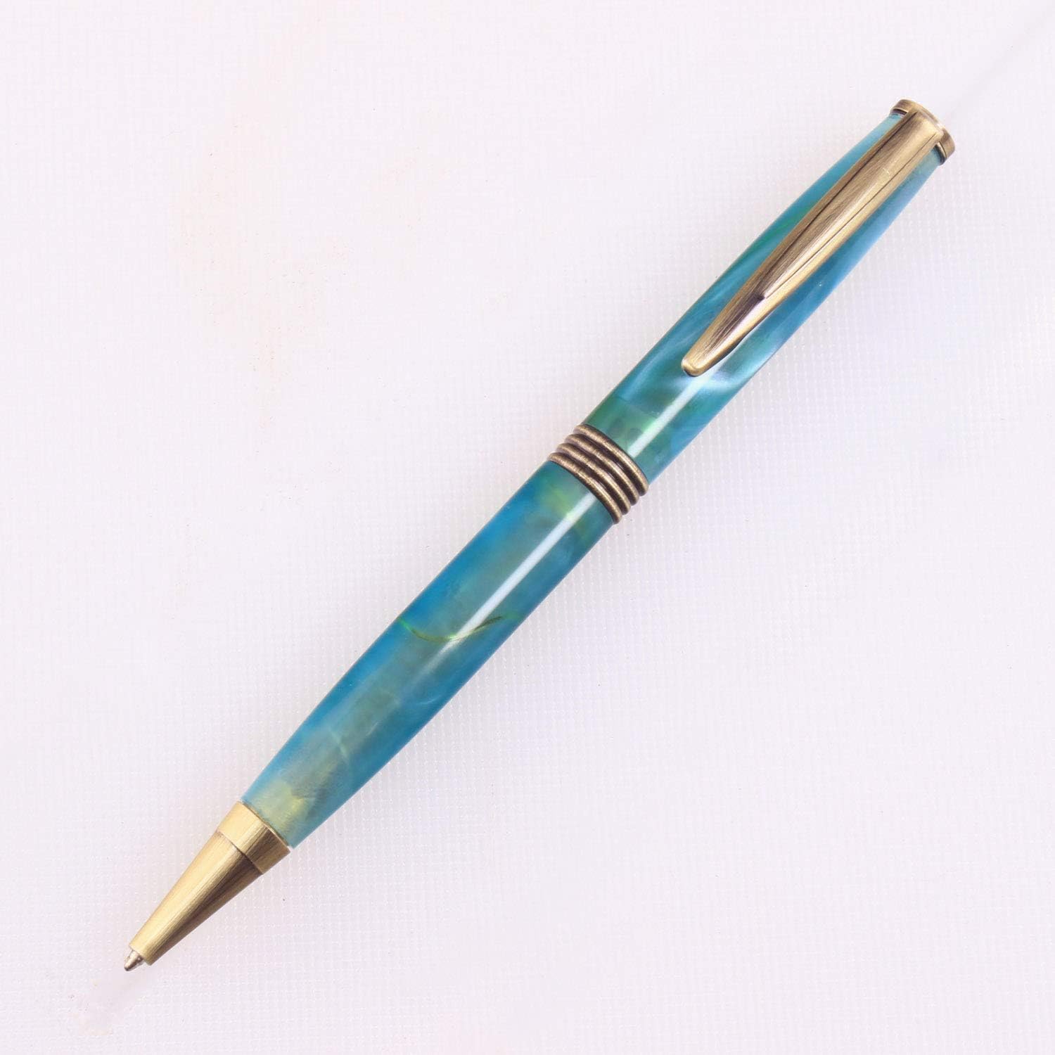 Legacy Woodturning Streamline Pen Kit - Variety, 10 Pack, Includes 2 Gun Metal, 1 each of Chrome, Copper, Gold, Silver, Antique Bronze Polish, Titanium Gold, Black Titanium, Platinum
