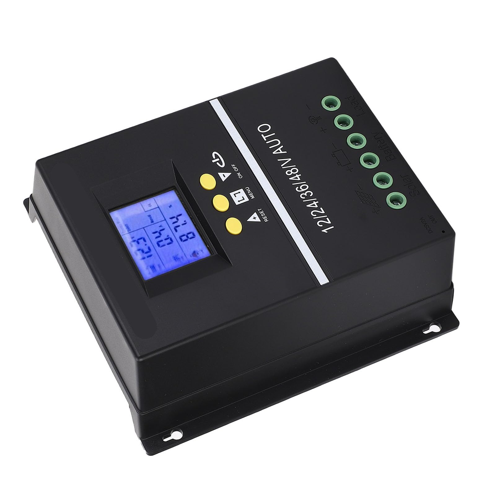 Drfeify MPPT Słoneczny Kontroler ładowania Słonecznego 12V 24 V 36V 48V Regulator Panelu Słonecznego z Wyświetlaniem Wielu Trybów Roboczych dla Systemu Zasilacza Domowego dla Domu (80A)