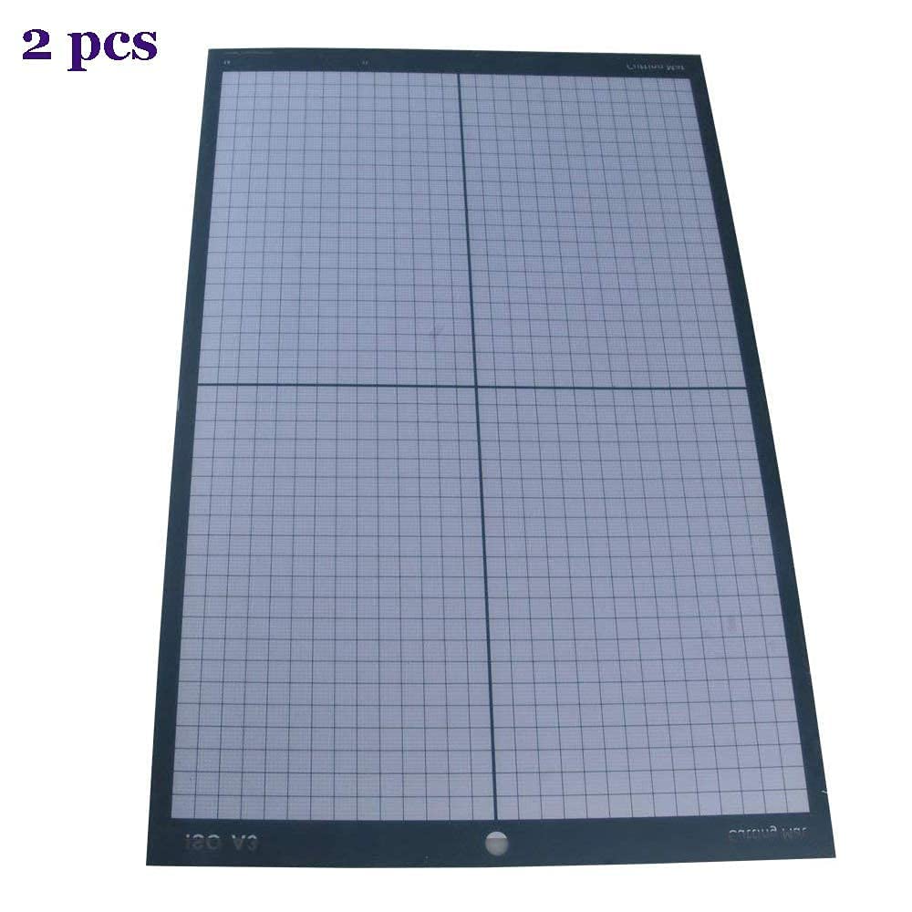 2pcs* A3 Non Slip Vinyl Cutter Plotter Cutting Mat with Craft Sticky and Printed Grids - 460mm x 300mm