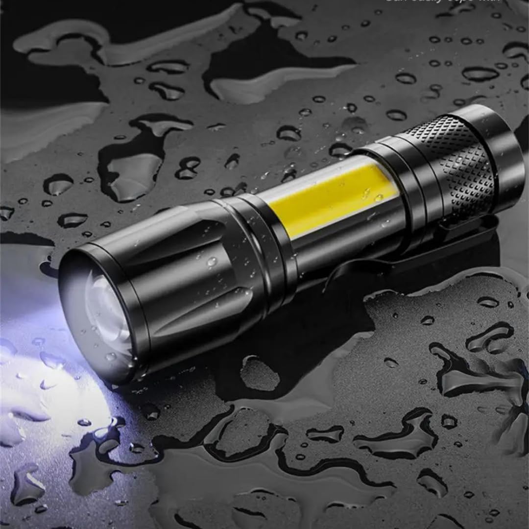 Jouis El Feneri Led USB ŞARJLI-Metal Ultra Güçlü Parlak Zoom…