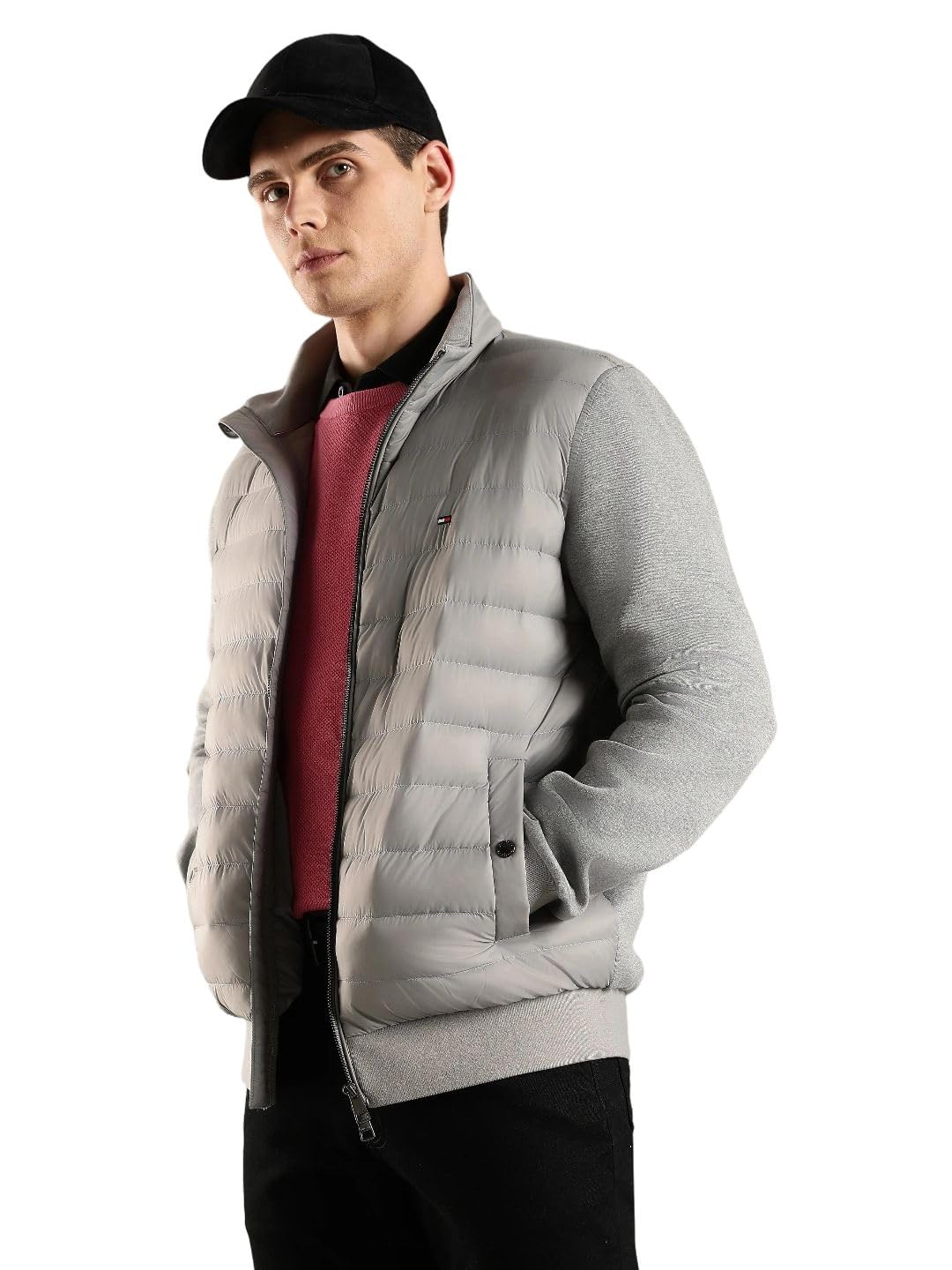 tommy hilfiger Solid cotton regular fit jacket-picture-28