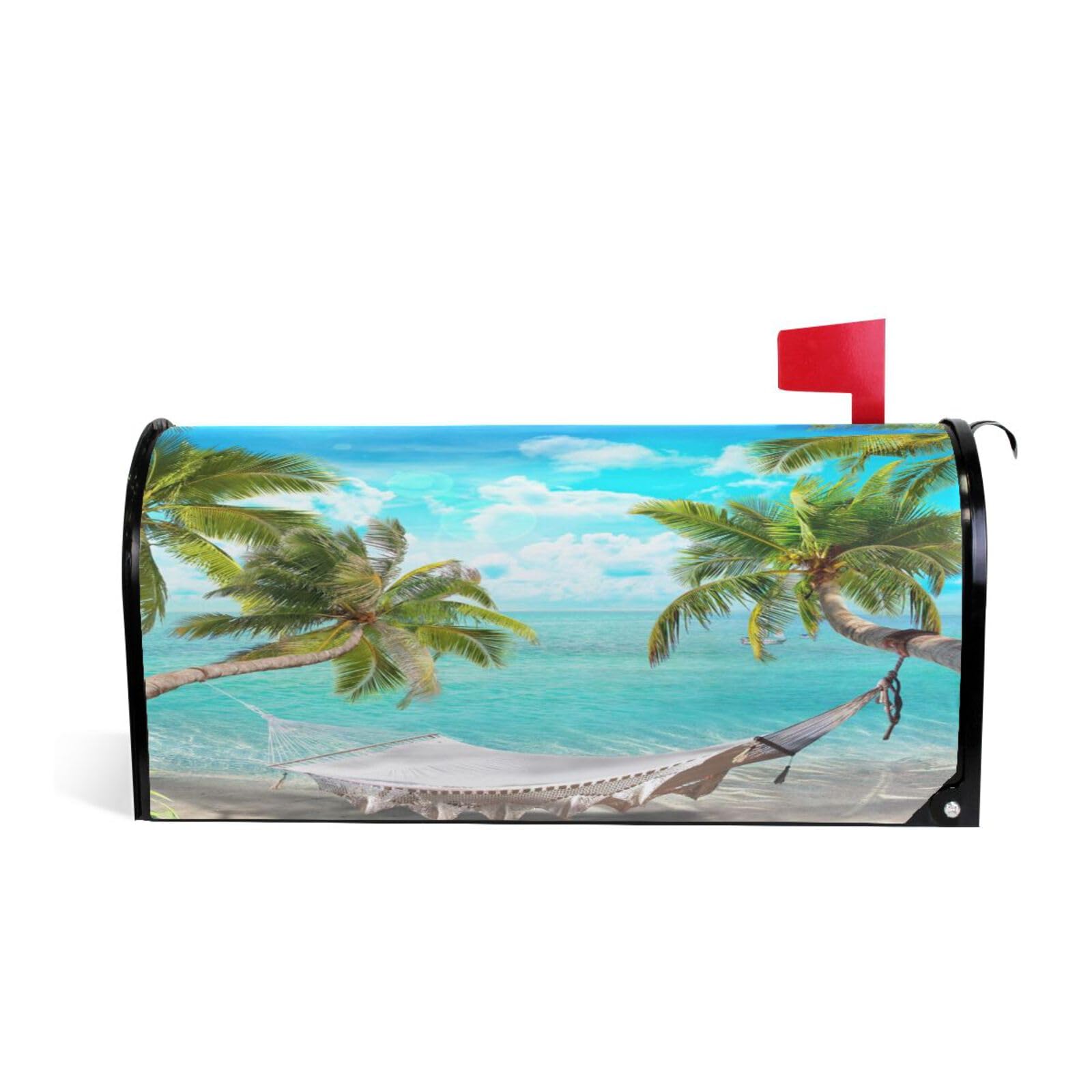 Couverture de boîte aux lettres paysage tropical ALAZA 45,7x52,8 cm