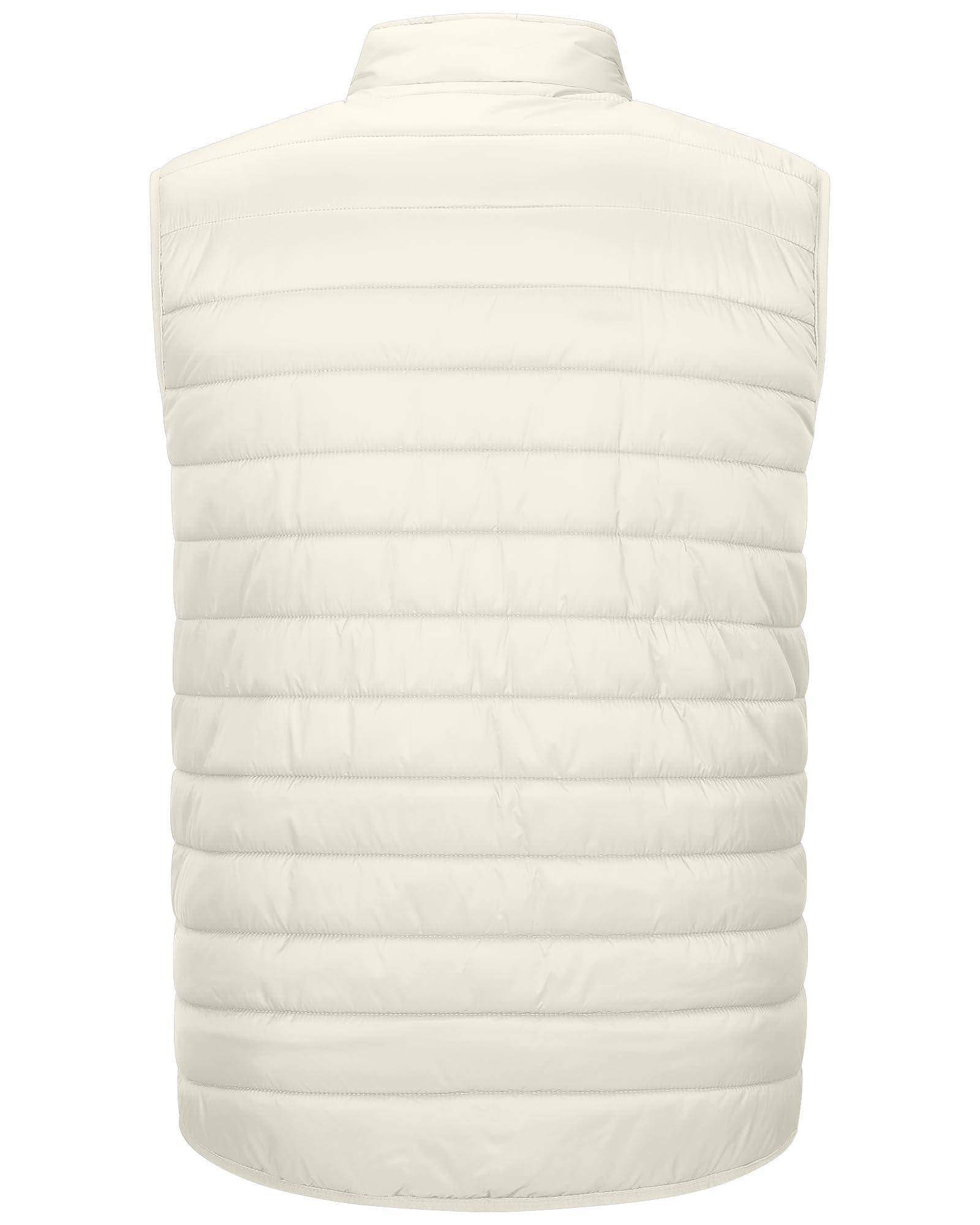 33,000ft Chaleco ligero para hombre, acolchado, acolchado, acolchado, para exteriores, calentador de cuerpo, resistente al viento, chaqueta sin mangas para golf, correr, senderismo, equitación | Ligero, resistente al agua, resistente al viento, lavable a