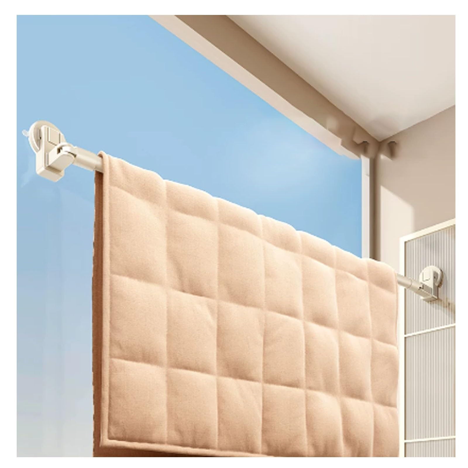 Barra Cortina Ducha, Barra Para Cortinas de 70-200 Cm, Barra Extensible