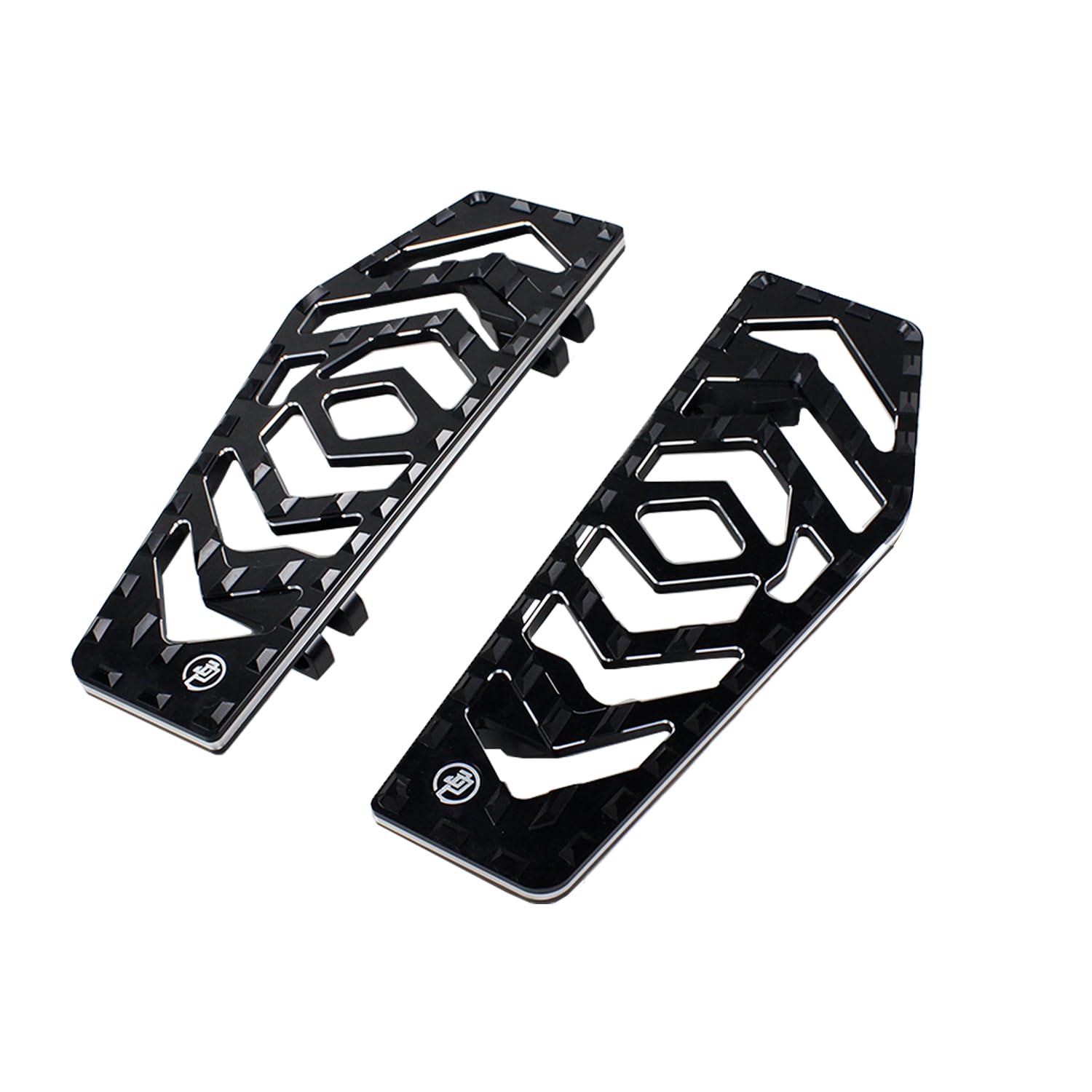 POWERJAMES 8" Mini Floorboard For Harley Davidson Softail (1990-2017) – Orange, 6061 Aluminum, Anti-Slip