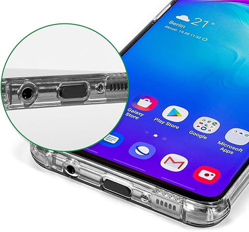 Miniatura 5 de Cubierta USB C, paquete de 20 cubiertas de puerto de carga tipo C antipolvo para iPhone 17, 16, 15 Pro Max, Samsung Galaxy S24, S23, S22, S21, S20,