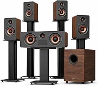 Hiwill-Audio M514 True 5.1.4 Hi-Fi Dolby Atmos Home Theater System, 900W Power, 25Hz Subwoofer, Wooden Cabinets
