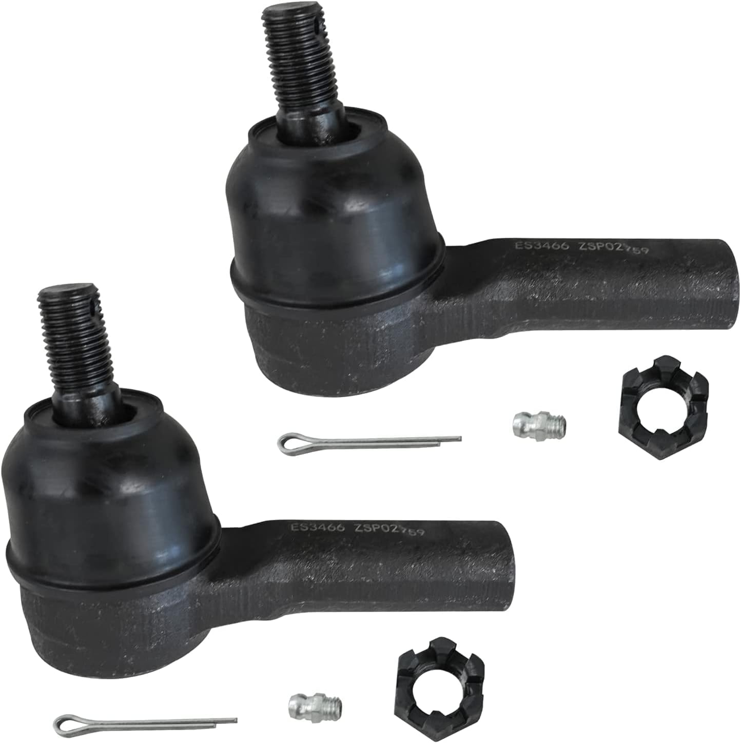 Detroit Axle - Front 8pc Suspension Kit for 1996-2004 Nissan Pathfinder, 1997-2003 INFINITI QX4, 2 Lower Ball Joints 4 Outer Inner Tie Rod Ends 2 Boots 1998 1999 2000 2001 2002 Replacement