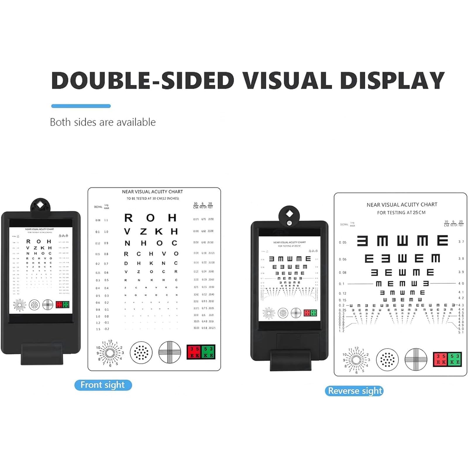 Tabelle Digitali Per Esami Della Vista, Test Della Visione Da Vicino A Led Con Barre Rosse E Verdi, 5 Bersagli Di Rilevamento, Per Ospedale, Scuola, Casa, Ufficio