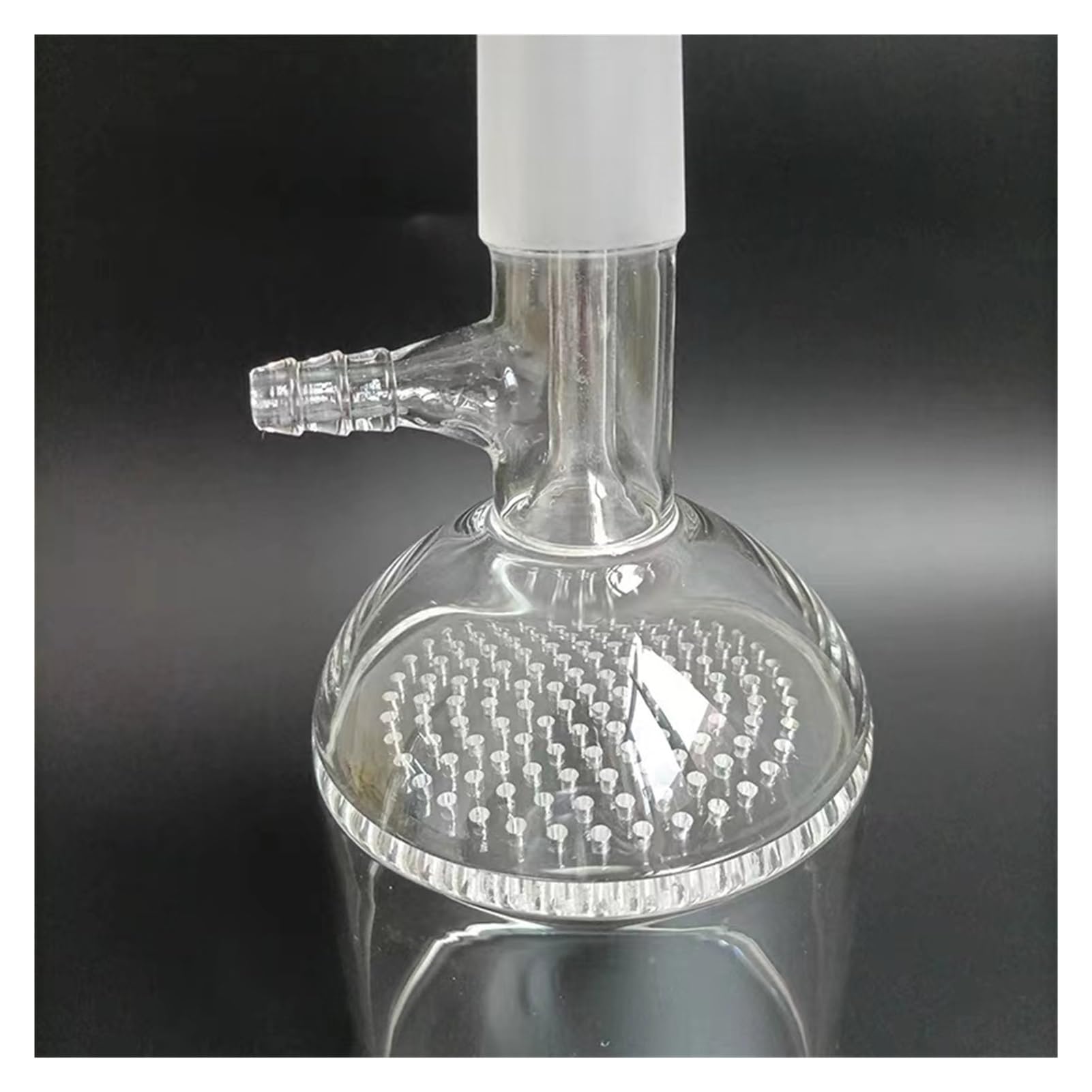 ZGHSWM Embudo de Filtro de succión de Vidrio for Laboratorio con Placa de Filtro de Orificio de Vidrio, 35 ml, 60 ml, 100 ml, 150 ml, 250 ml, 500 ml, 1000 ml, 2000 ml, n.° 24, 1 Unidad(1000ml)