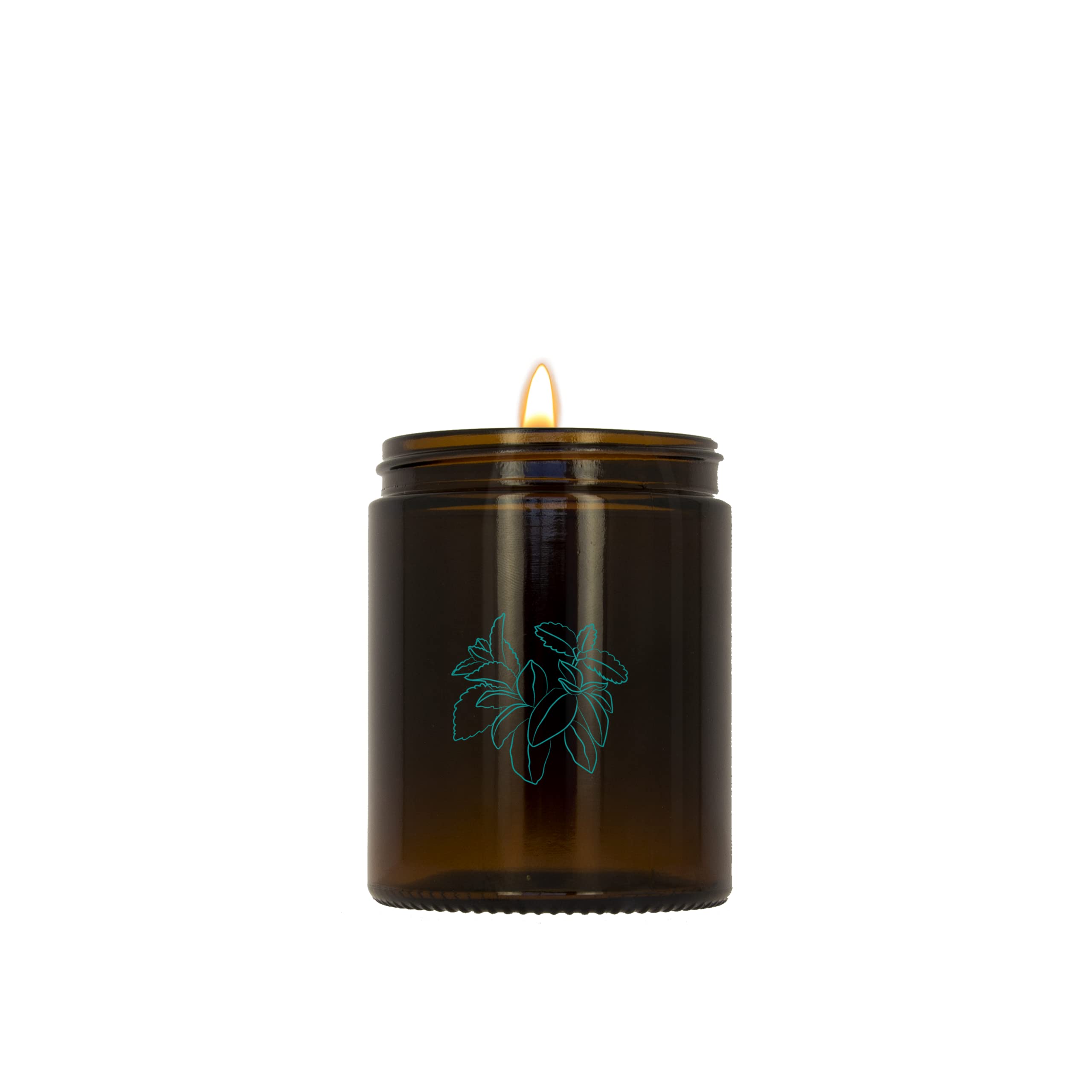 Compagnie de Provence® Duftkerze Mint Basil 150 g | für ein Gefühl von Vitalität | handgefertigt