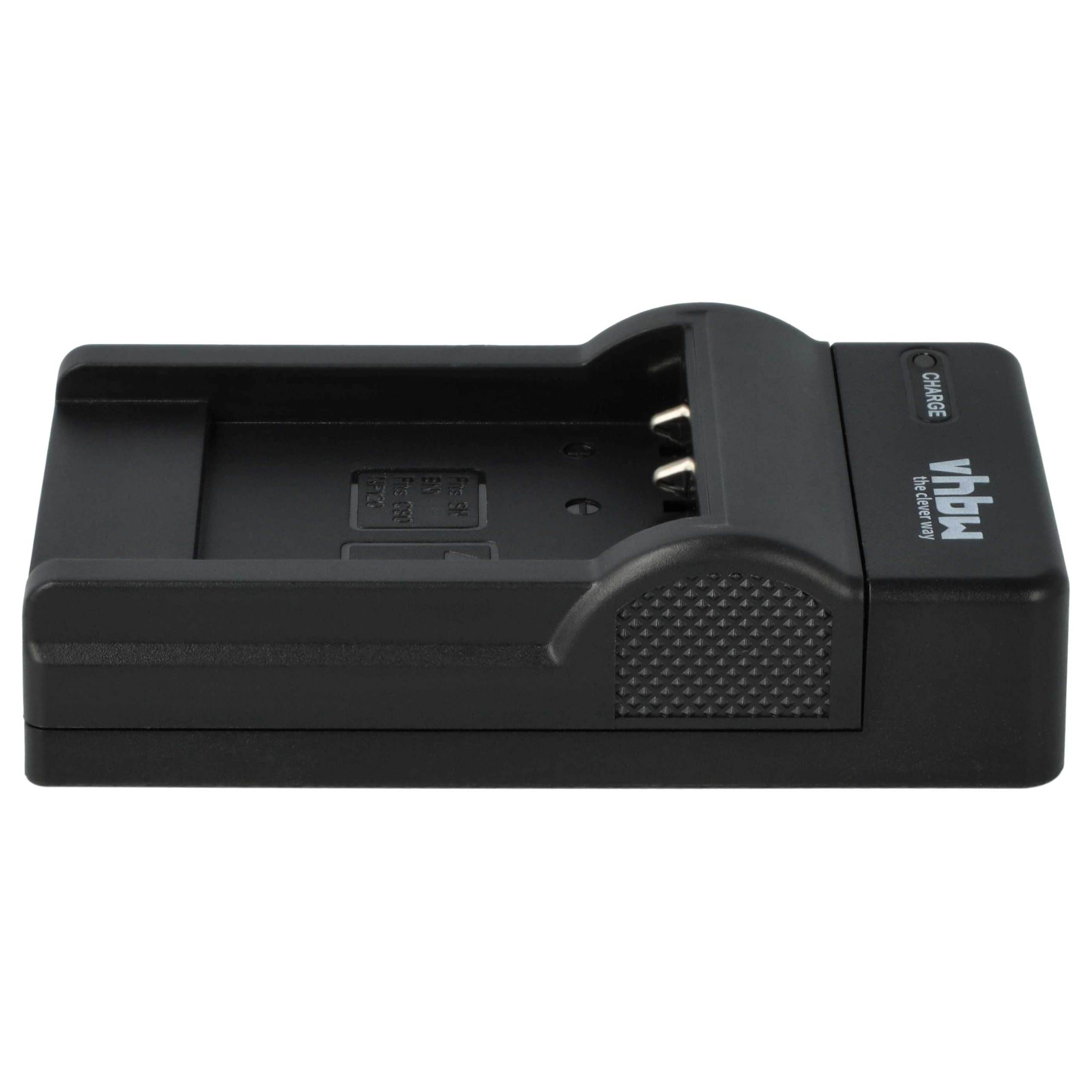 vhbw caricabatterie USB compatibile con Casio Exilim EX-Z680, EX-Z690, EX-ZS15 batterie di videocamera, reflex - Stazione di ricarica