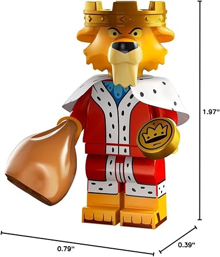 Miniatura 3 de LEGO Minifigures Disney 100 - Elige 1 de 18 figuras diferentes 71038 (Príncipe Juan con bolsa)