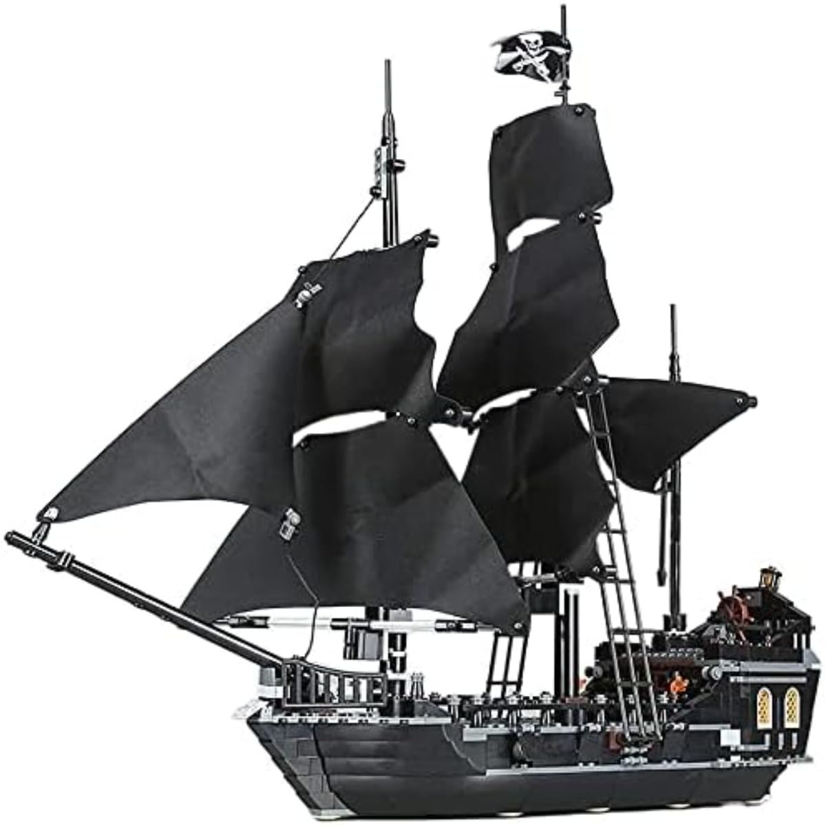 Amazon.co.jp: Demanca 海賊船 ブラックパール号 ビルディング