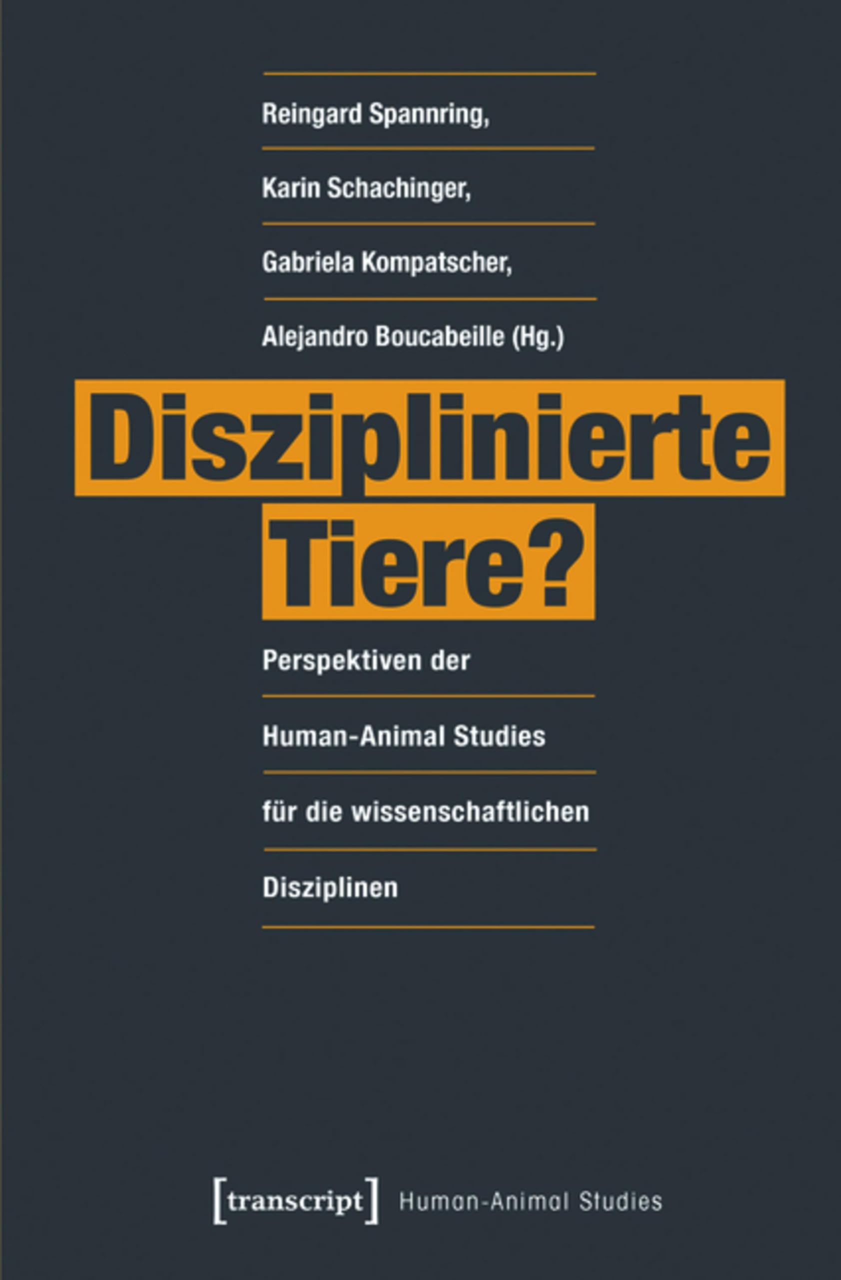 Préparer une thèse en Human-Animal Studies livre de référence allemand