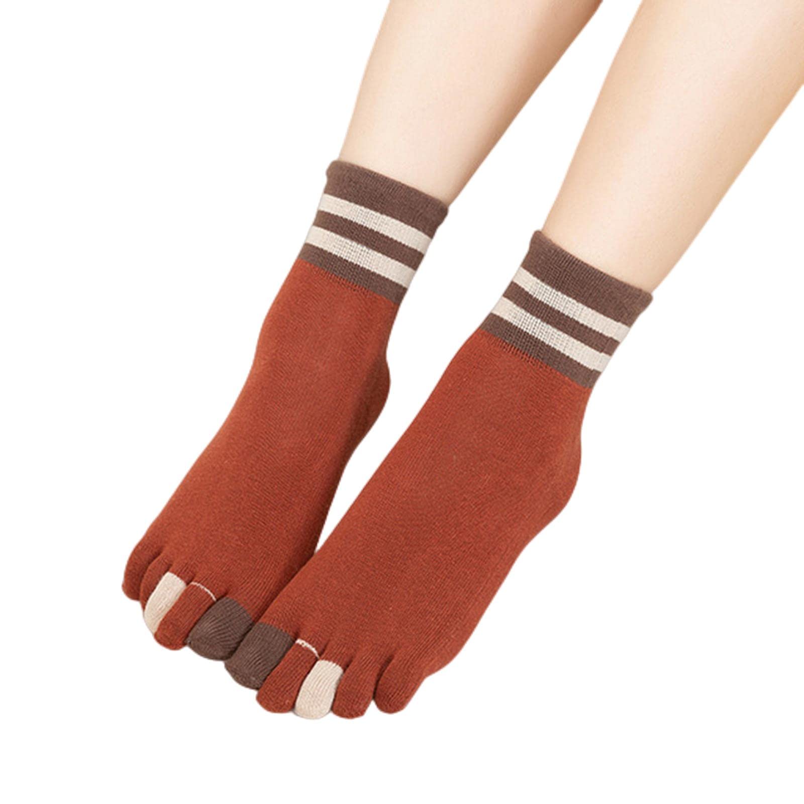 MOGSA Calcetines para mujer, 5 unidades, transpirables, suaves, cortos