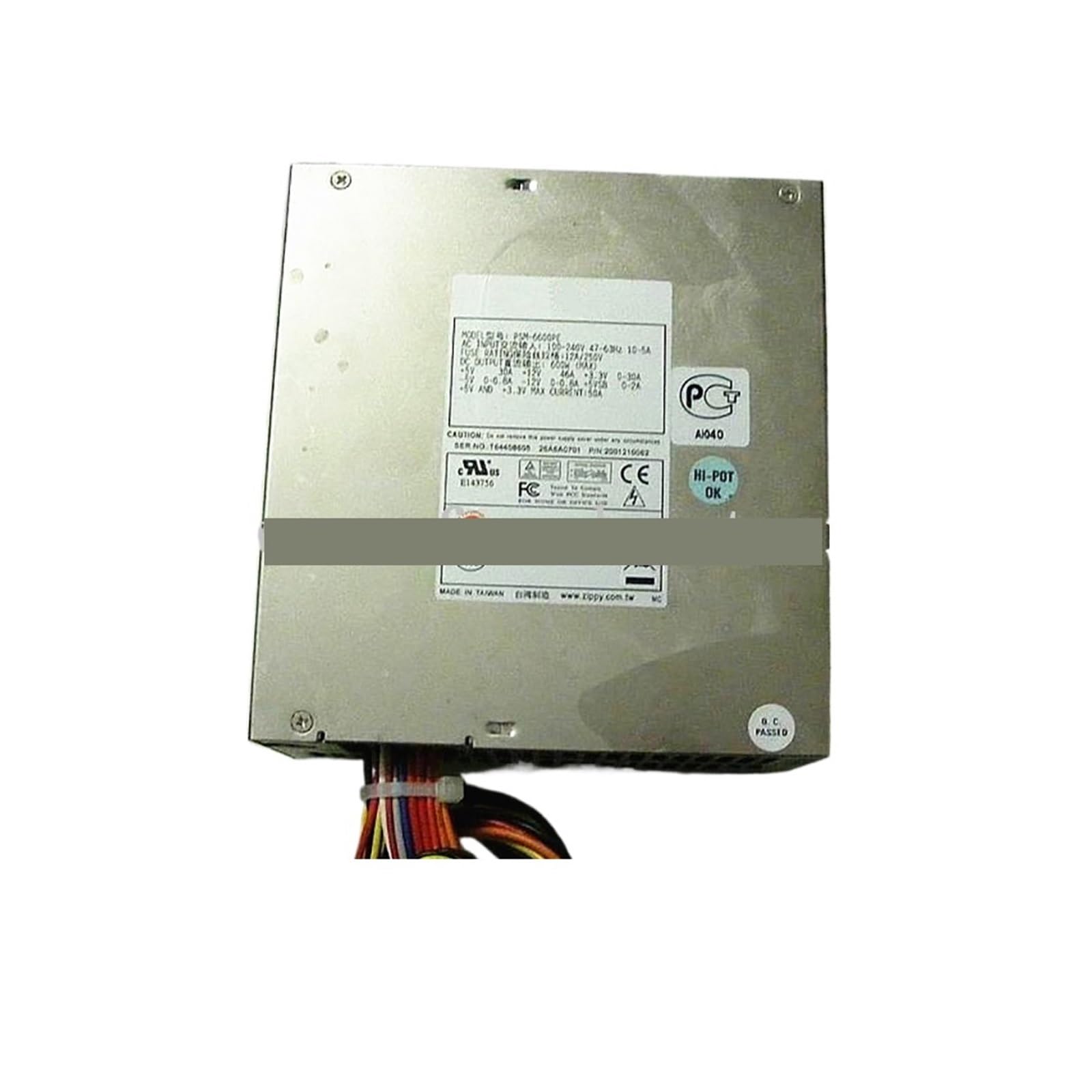 JJKKOZVQF Power Supply PSM-6600PE 600W