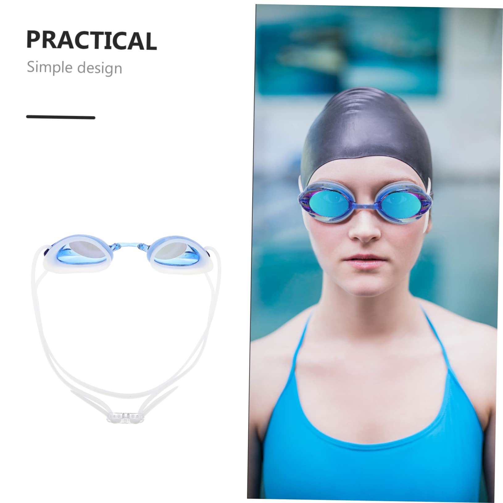HANABASS Taucherbrille Schwimmbrille Für Erwachsene Schwimmbrille Erwachsene Brillen Für Kinder Männer Schwimmbrille Schaumstoffhüllen Für Trampolinstangen Schwimmbrillen Kieselgel