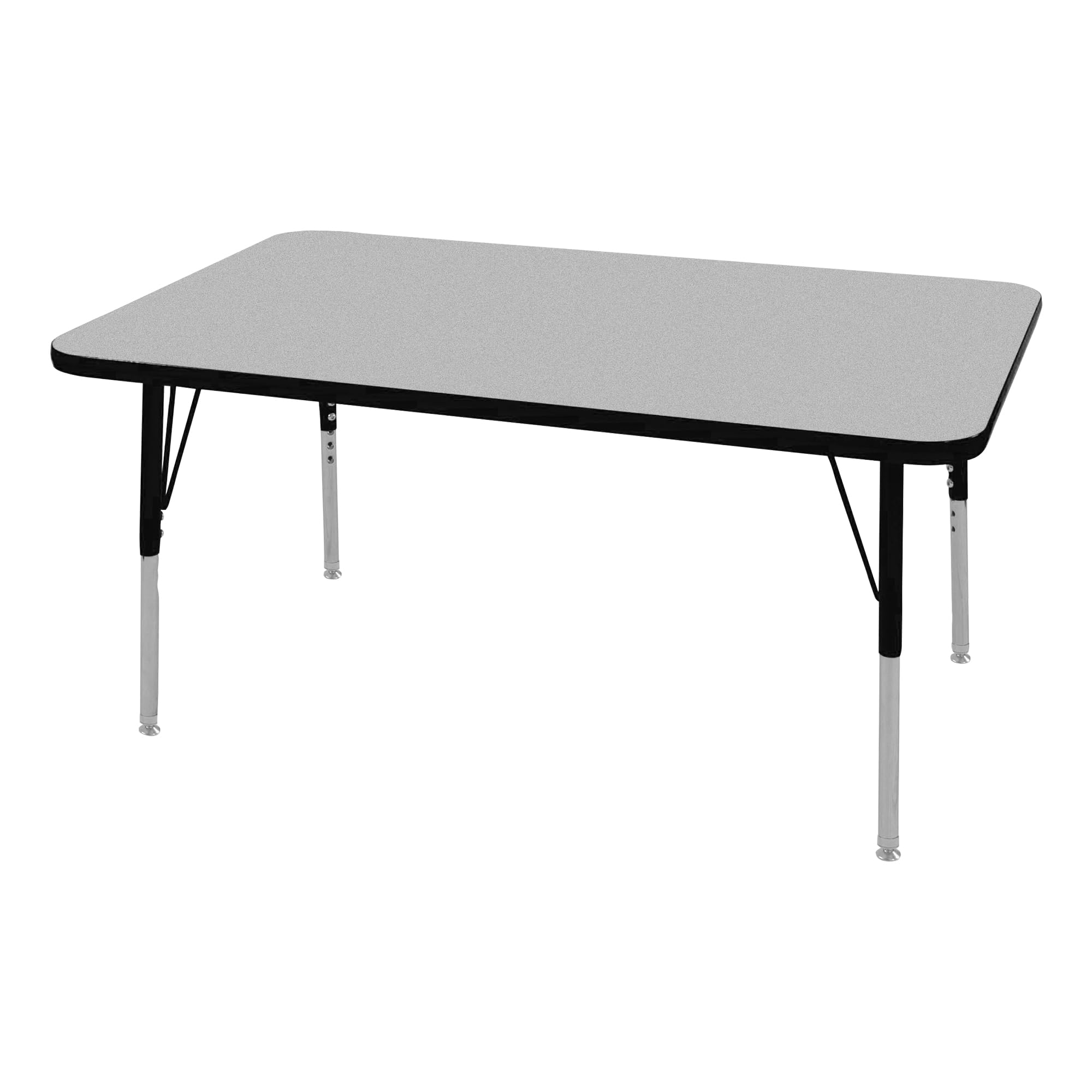 Norwood Commercial Furniture 36-Inch Adjustable Height Classroom Activity Table for Kids & Adults, Rectangular Activity Table for School and Home,