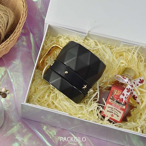 Vista 259 de 5 cajas de regalo de color oro rosa de 9.5 x 7 x 4 pulgadas con tapas para regalos, caja de regalo magnética, pequeñas cajas de regalo